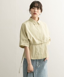 KBF | ドロストスリーブキャミレイヤードシャツ(シャツ/ブラウス)