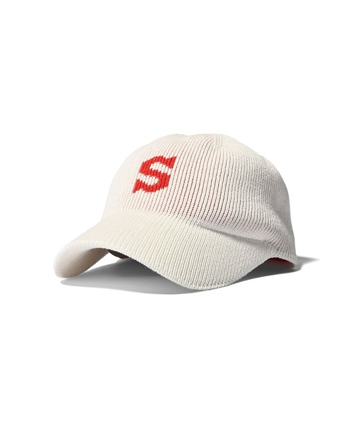 HOMEGAME ホームゲーム - S ロゴ コットンニットベースボールキャップ LOGO COTTON KNIT BASEBALL CAP HG241418（キャップ）｜HOMEGAME（ホームゲーム）