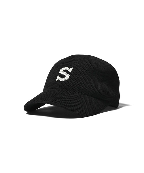 HOMEGAME ホームゲーム - S ロゴ コットンニットベースボールキャップ LOGO COTTON KNIT BASEBALL CAP HG241418（キャップ）｜HOMEGAME（ホームゲーム）