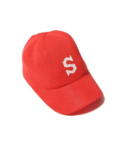 HOMEGAME ホームゲーム - S ロゴ コットンニットベースボールキャップ LOGO COTTON KNIT BASEBALL CAP HG241418（キャップ）｜HOMEGAME（ホームゲーム）