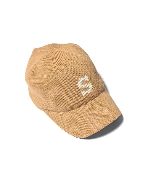 HOMEGAME ホームゲーム - S ロゴ コットンニットベースボールキャップ LOGO COTTON KNIT BASEBALL CAP HG241418（キャップ）｜HOMEGAME（ホームゲーム）