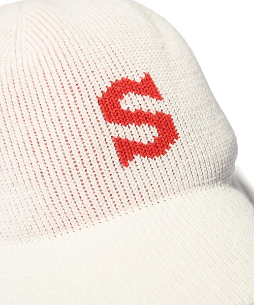 HOMEGAME ホームゲーム - S ロゴ コットンニットベースボールキャップ LOGO COTTON KNIT BASEBALL CAP HG241418（キャップ）｜HOMEGAME（ホームゲーム）