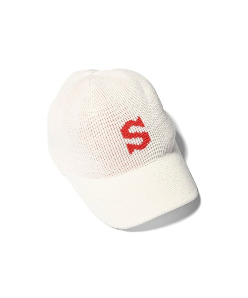 HOMEGAME ホームゲーム - S ロゴ コットンニットベースボールキャップ LOGO COTTON KNIT BASEBALL CAP HG241418（キャップ）｜HOMEGAME（ホームゲーム）