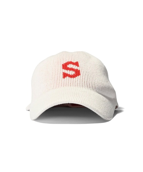 HOMEGAME ホームゲーム - S ロゴ コットンニットベースボールキャップ LOGO COTTON KNIT BASEBALL CAP HG241418（キャップ）｜HOMEGAME（ホームゲーム）