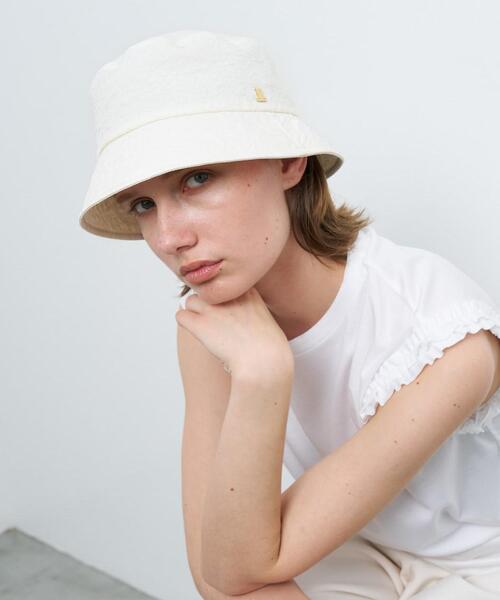 【セール】フクレジャガードバケットハット（ハット）｜LANVIN en Bleu（ランバンオンブルー）