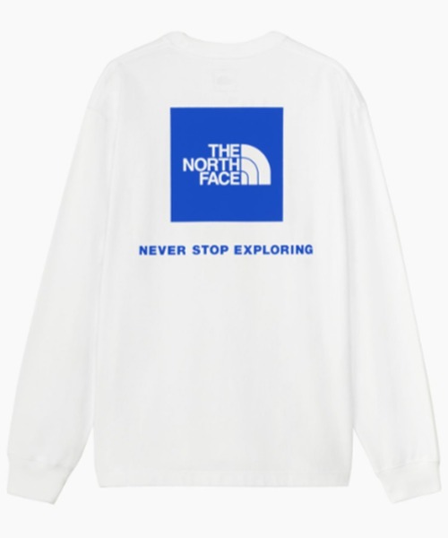 【THE NORTH FACE】☆ロングスリーブバックスクエアロゴティー☆ 公式・アウトレット】ロングスリーブGTDロゴクルー（メンズ