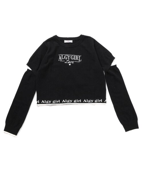 セール】2WAYスリーブニット（ニット/セーター）｜algy（アルジー）の