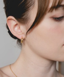 Os accessory（オズアクセサリー）の「【Os】オズ　金属アレルギー対応　月型甲丸フープピアス（ピアス（両耳用））」