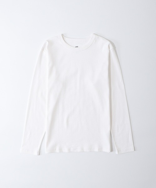 JEMORGAN（ジェーイーモーガン）の「JEMORGAN スパンテレコクルーネックL/S-T（Tシャツ/カットソー・メンズ・杢グレー/オフホワイト/ブラック・M/XL/L）」の18枚目の写真