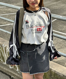 CIAOPANIC | 【2024AW】バレエコアフットボールスウェット(Tシャツ/カットソー)