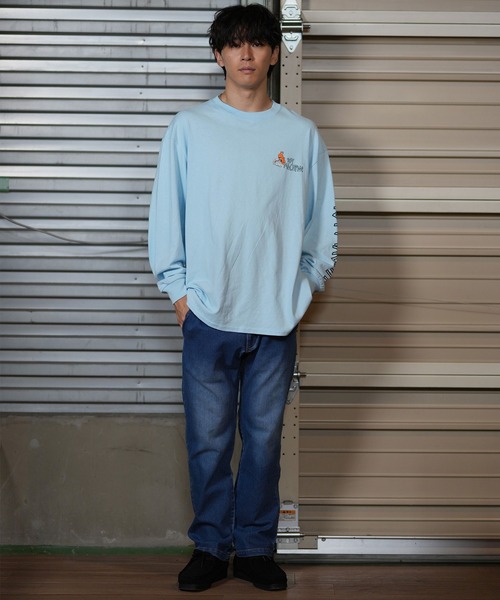 DEAR LAUREL グラデーションデニムパンツ フェイクファー付き DEAR LAUREL グラデーションデニムパンツ フェイクファー付き