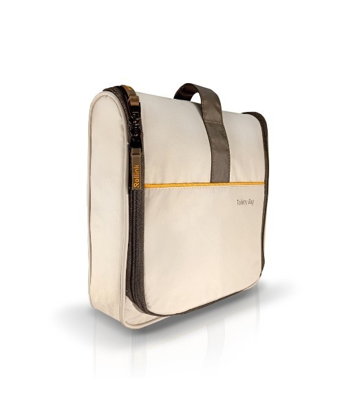 entre square(アントレスクエアー)の「Rollink トイレタリーバッグ 洗面用品 スキンケア用品 ヘアケア用品 荷造り 整理(スーツケース/キャリーバッグ・レディース・グレー・ONE SIZE)」の8枚目の写真