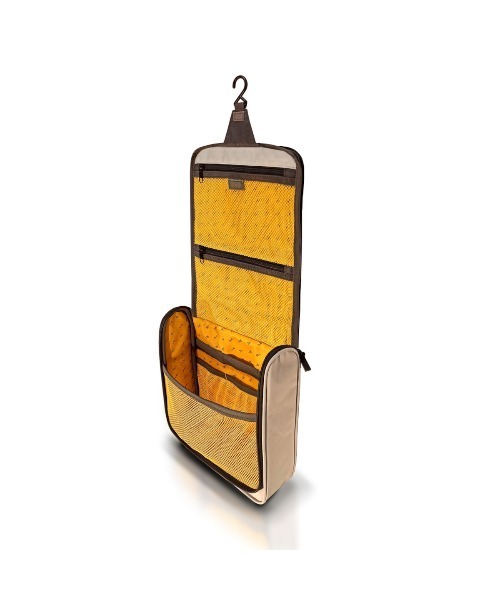 entre square(アントレスクエアー)の「Rollink トイレタリーバッグ 洗面用品 スキンケア用品 ヘアケア用品 荷造り 整理(スーツケース/キャリーバッグ・レディース・グレー・ONE SIZE)」の7枚目の写真