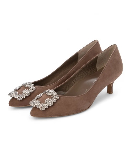 Mode et Jacomo（モードエジャコモ）の「ビジューバックルパンプス（パンプス・レディース・ブラック系その他6/グレー系その他7/ブラック×レッド/ピンク系その他4・22.5cm/23cm/23.5cm/24cm/24.5cm）」の12枚目の写真