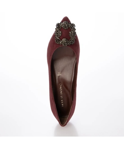 Mode et Jacomo（モードエジャコモ）の「ビジューバックルパンプス（パンプス・レディース・ブラック系その他6/グレー系その他7/ブラック×レッド/ピンク系その他4・22.5cm/23cm/23.5cm/24cm/24.5cm）」の9枚目の写真