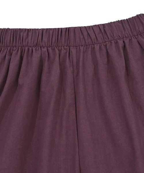 muahmuah（ムーアムーア）の「A'GEM/9 × .kom 『muah muah/ムーアムーア』 PIGMENT CARGO BANDING PANTS/ピグメントカーゴバンディングパンツ（カーゴパンツ・レディース・ブラック/ボルドー・FREE）」の17枚目の写真