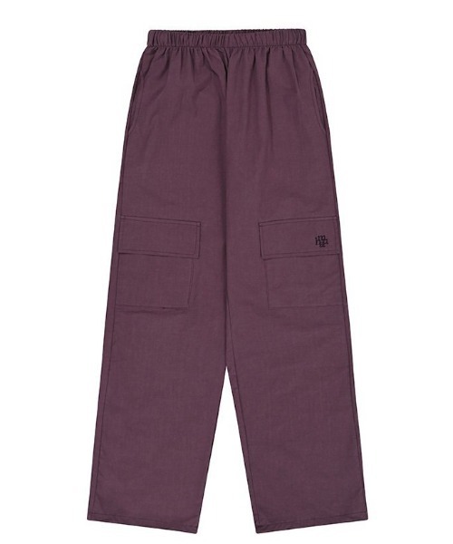 muahmuah（ムーアムーア）の「A'GEM/9 × .kom 『muah muah/ムーアムーア』 PIGMENT CARGO BANDING PANTS/ピグメントカーゴバンディングパンツ（カーゴパンツ・レディース・ブラック/ボルドー・FREE）」の15枚目の写真