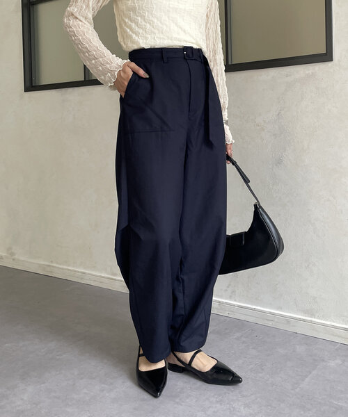 quitan キタン コクーンパンツ バルーンテーパード 定価4万程 VENT BLANC+ ヴァンブラン プリュス 12oz デニム コクーン