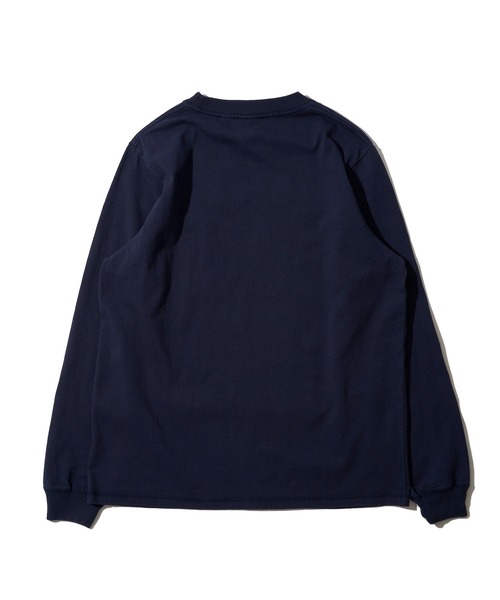 Goodwear（グッドウェア）の「【Goodwear/グッドウェア】7.6オンス USAコットン 無地 ポケット付きロングスリーブクルーネックTシャツ（Tシャツ/カットソー・メンズ・チャコールグレー/ブラック/ホワイト/ライトカーキ/ネイビー/グレイッシュベージュ・LARGE/X-LARGE/MEDIUM）」の18枚目の写真