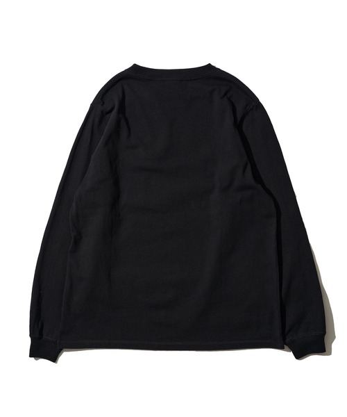 Goodwear（グッドウェア）の「【Goodwear/グッドウェア】7.6オンス USAコットン 無地 ポケット付きロングスリーブクルーネックTシャツ（Tシャツ/カットソー・メンズ・チャコールグレー/ブラック/ホワイト/ライトカーキ/ネイビー/グレイッシュベージュ・LARGE/X-LARGE/MEDIUM）」の10枚目の写真