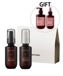 moremo（モレモ）の「【moremo/モレモ】ヘアオイル＆ヘアミルク限定セット※おまけつき（2Xオイル/2Xミルク）（ヘアケアキット/ギフトセット）」