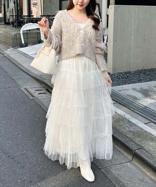 セール】マシュマロ女子ニットカーディガン（カーディガン/ボレロ