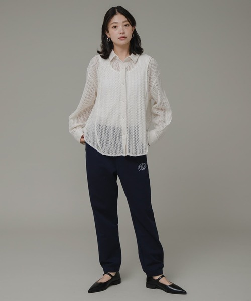 URBAN RESEARCH Sonny Label(アーバンリサーチサニーレーベル)の「GEM SPORTSWEAR SWEAT PANTS(スウェットパンツ・レディース・ホワイト系その他/ネイビー・FREE)」の14枚目の写真