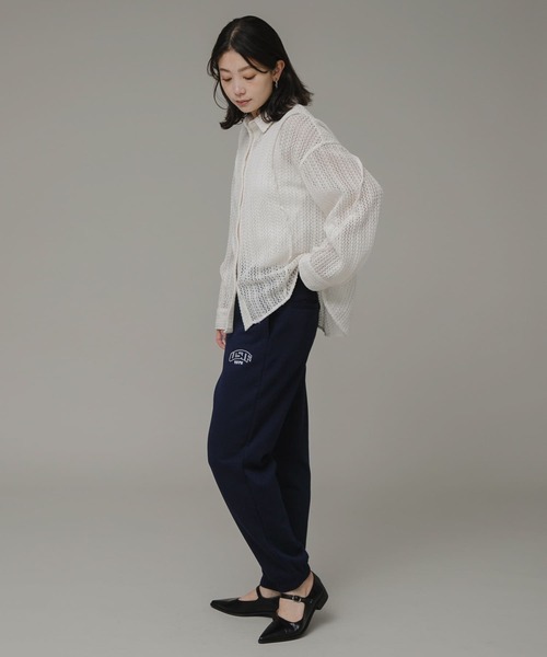 URBAN RESEARCH Sonny Label(アーバンリサーチサニーレーベル)の「GEM SPORTSWEAR SWEAT PANTS(スウェットパンツ・レディース・ホワイト系その他/ネイビー・FREE)」の12枚目の写真
