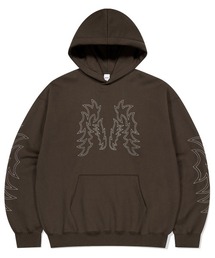 『mahagrid/マハグリッド』WESTERN STITCH HOODIE/ウエスタンステッチ プルオーバーパーカー