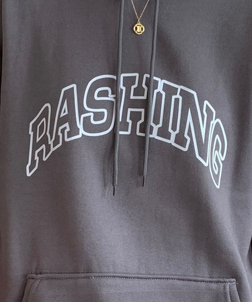 SHEPP（シープ）の「フロント ビッグロゴフードスウェットパーカー（パーカー・レディース・アイボリー/ダークグレー・XL/M/L/2XL）」の4枚目の写真