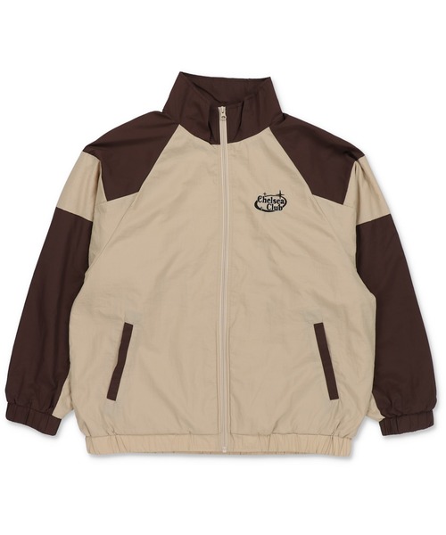 SPINNS（スピンズ）の「ストリート＆グランジ/切り替えナイロンジャケット/ワンポイント（ナイロンジャケット・メンズ・ベージュ/ネイビー/グリーン系その他/ブラック/オフホワイト・ONESIZE）」の3枚目の写真