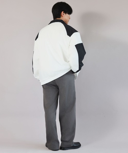 SPINNS（スピンズ）の「ストリート＆グランジ/切り替えナイロンジャケット/ワンポイント（ナイロンジャケット・メンズ・ベージュ/ネイビー/グリーン系その他/ブラック/オフホワイト・ONESIZE）」の16枚目の写真