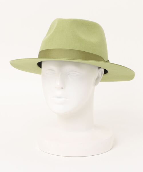 polcadot(ポルカドット)の「LONG BRIM FELT HAT/ロングブリム フェルトハット(ハット・レディース・ベージュ/ブラック/グレイッシュベージュ/アイボリー/グリーン・FREE)」の1枚目の写真