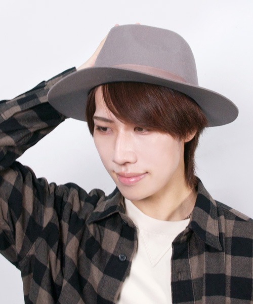 【セール】LONG BRIM FELT HAT/ロングブリム フェルトハット（ハット）｜polcadot（ポルカドット） 7,489円