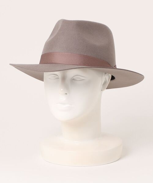 polcadot(ポルカドット)の「LONG BRIM FELT HAT/ロングブリム フェルトハット(ハット・レディース・ベージュ/ブラック/グレイッシュベージュ/アイボリー/グリーン・FREE)」の12枚目の写真