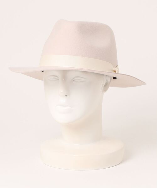 polcadot(ポルカドット)の「LONG BRIM FELT HAT/ロングブリム フェルトハット(ハット・レディース・ベージュ/ブラック/グレイッシュベージュ/アイボリー/グリーン・FREE)」の13枚目の写真