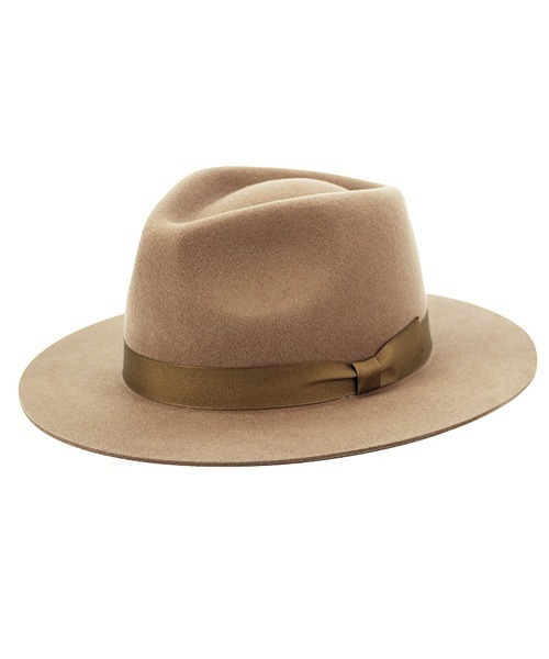 polcadot(ポルカドット)の「LONG BRIM FELT HAT/ロングブリム フェルトハット(ハット・レディース・ベージュ/ブラック/グレイッシュベージュ/アイボリー/グリーン・FREE)」の9枚目の写真