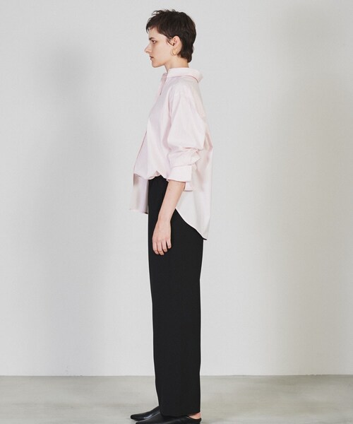 cloenc(クロエンス)の「◆【手洗い可】オーバーサイズシャツ(シャツ/ブラウス・レディース・アイボリー/ブルー系7/ピンク・02)」の9枚目の写真