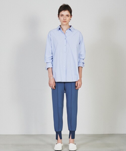 cloenc(クロエンス)の「◆【手洗い可】オーバーサイズシャツ(シャツ/ブラウス・レディース・アイボリー/ブルー系7/ピンク・02)」の12枚目の写真