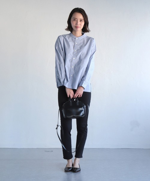 D.M.G.（ドミンゴ）の「[D.M.G / ディーエムジー] ISKO R-TWO REFOM XP WHITE 110 スキニーパンツ（チノパンツ・レディース・チャコールグレー/ブラック/ベージュ/パープル/オリーブ・SS/S/M/L）」の11枚目の写真