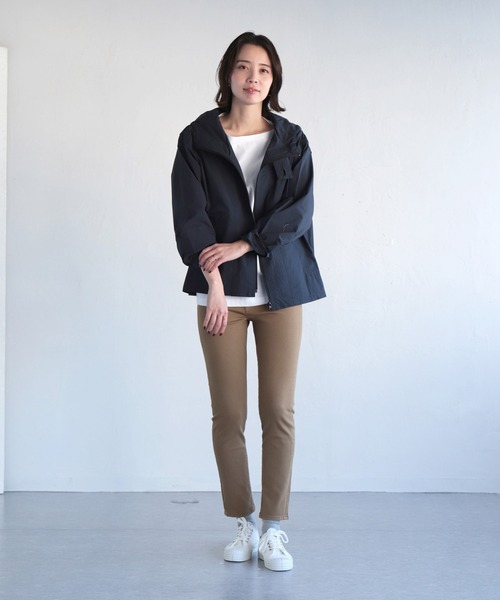 D.M.G.（ドミンゴ）の「[D.M.G / ディーエムジー] ISKO R-TWO REFOM XP WHITE 110 スキニーパンツ（チノパンツ・レディース・チャコールグレー/ブラック/ベージュ/パープル/オリーブ・SS/S/M/L）」の15枚目の写真