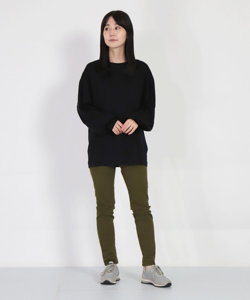 D.M.G.（ドミンゴ）の「[D.M.G / ディーエムジー] ISKO R-TWO REFOM XP WHITE 110 スキニーパンツ（チノパンツ・レディース・チャコールグレー/ブラック/ベージュ/パープル/オリーブ・SS/S/M/L）」の19枚目の写真