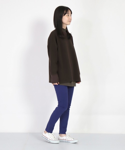 D.M.G.（ドミンゴ）の「[D.M.G / ディーエムジー] ISKO R-TWO REFOM XP WHITE 110 スキニーパンツ（チノパンツ・レディース・チャコールグレー/ブラック/ベージュ/パープル/オリーブ・SS/S/M/L）」の22枚目の写真