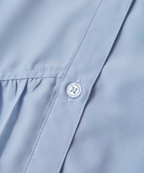 VIS(ビス)の「アシンメトリーフレアーシャツ(シャツ/ブラウス・レディース・ブラック/ブルー系その他5/サックスブルー/ホワイト・FREE)」の22枚目の写真