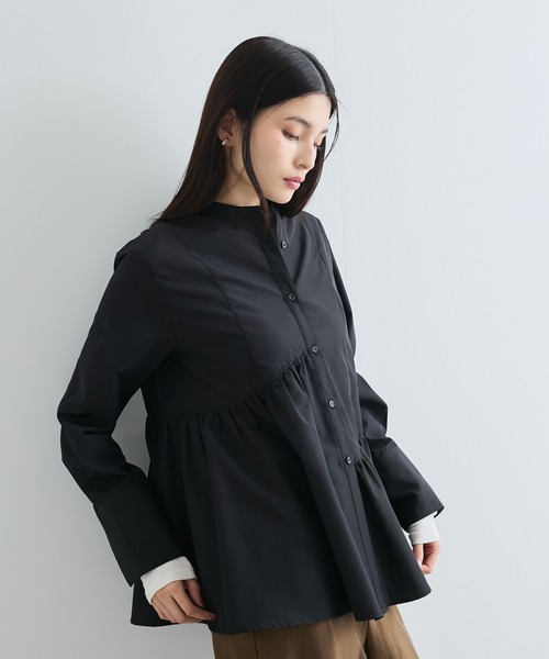 多部未華子さん着用【新品】Vis アシンメトリーフレアーシャツ セール】【ドラマ着用】アシンメトリーフレアーシャツ（シャツ