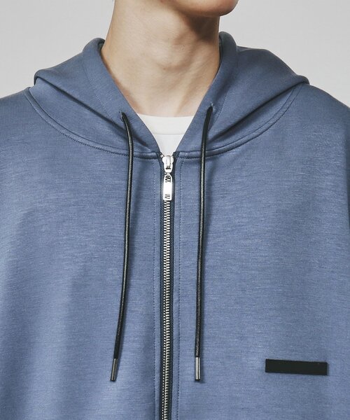 tk.TAKEO KIKUCHI（ティーケータケオキクチ）の「◆スーパールーズジップパーカー（パーカー・メンズ・チャコールグレー/ブラック/ライトベージュ/パープル系4・02/03）」の9枚目の写真