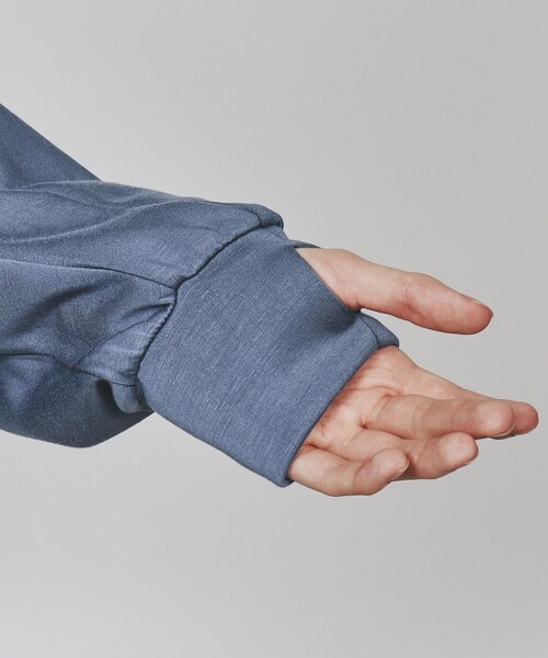 tk.TAKEO KIKUCHI（ティーケータケオキクチ）の「◆スーパールーズジップパーカー（パーカー・メンズ・チャコールグレー/ブラック/ライトベージュ/パープル系4・02/03）」の12枚目の写真