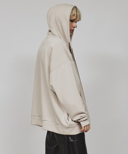 tk.TAKEO KIKUCHI（ティーケータケオキクチ）の「◆スーパールーズジップパーカー（パーカー・メンズ・チャコールグレー/ブラック/ライトベージュ/パープル系4・02/03）」の22枚目の写真