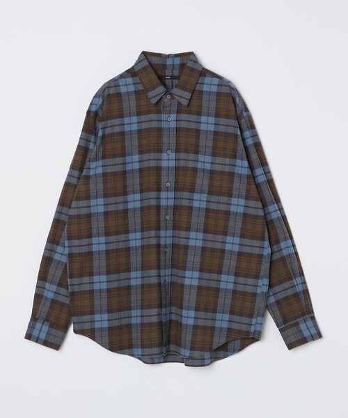 SHIPS(シップス)の「SHIPS: コットンビエラ チェック レギュラーカラー シャツ(シャツ/ブラウス・メンズ・ブラウン/ピンク/グレー/バイオレット・SMALL/MEDIUM/LARGE/X-LARGE)」の10枚目の写真