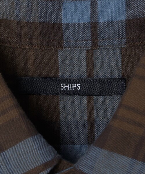 SHIPS(シップス)の「SHIPS: コットンビエラ チェック レギュラーカラー シャツ(シャツ/ブラウス・メンズ・ブラウン/ピンク/グレー/バイオレット・SMALL/MEDIUM/LARGE/X-LARGE)」の13枚目の写真